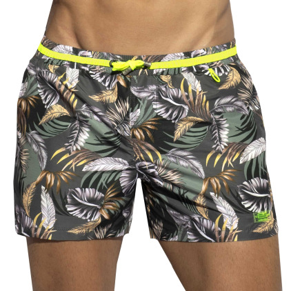 Short de Bain Fall Leaves Kaki ES Collection