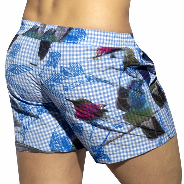 Short de Bain Birds Turquoise ES Collection