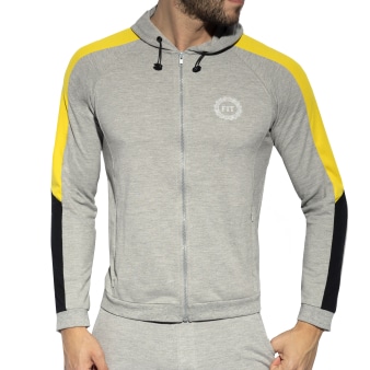 Veste Sport Piquée FIT Gris Chiné ES Collection