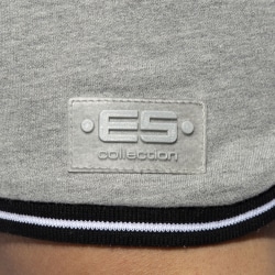 Short Whisper Stripes Gris Chiné ES Collection