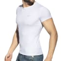 T-Shirt Col Rond Recycled Rib Blanc ES Collection