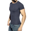 T-Shirt Col Rond Recycled Rib Bleu Marine ES Collection
