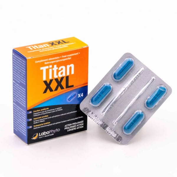 Titan XXL Action Prolongée - 4 Comprimés Labophyto