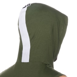 Débardeur à Capuche Bande Logo Kaki Addicted