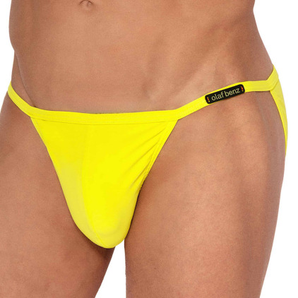 Slip de Bain Tanga BLU 2550 Jaune Olaf Benz