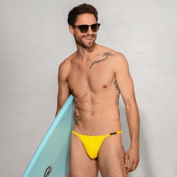 Slip de Bain Tanga BLU 2550 Jaune Olaf Benz