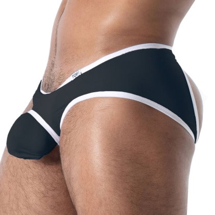 Slip Empty Bottom Mon Amour Noir TOF Paris