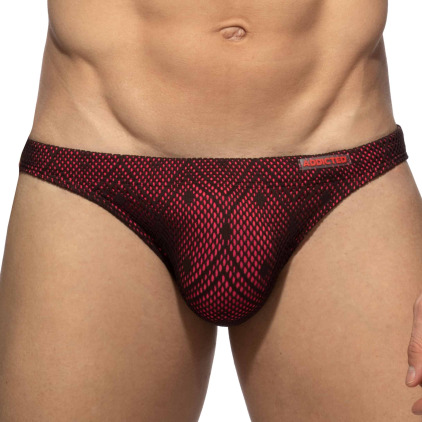 Slip de Bain Bikini Agadir Marron Addicted
