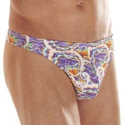 String Funky Styles Violet - Blanc HOM