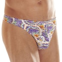 String Funky Styles Violet - Blanc HOM