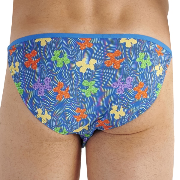Slip Tanga Funky Styles Bleu Cyan HOM