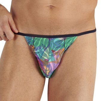 Slip Tanga Funky Styles Vert d'Eau HOM