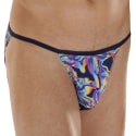 Slip Tanga Funky Styles Bleu Electrique HOM