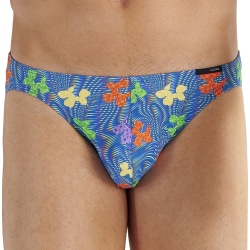HOM Funky Styles Comfort Micro Briefs - Cyan Blue
