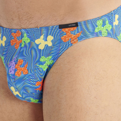 Slip Comfort Micro Funky Styles Bleu Cyan HOM
