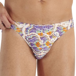 Slip Comfort Micro Funky Styles Violet - Blanc HOM