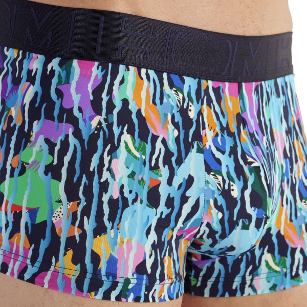 HOM Funky Styles Trunks - Navy - Light Blue
