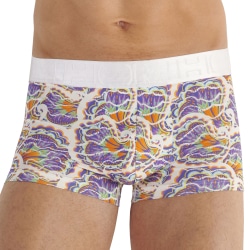 Boxer Funky Styles Violet - Blanc HOM