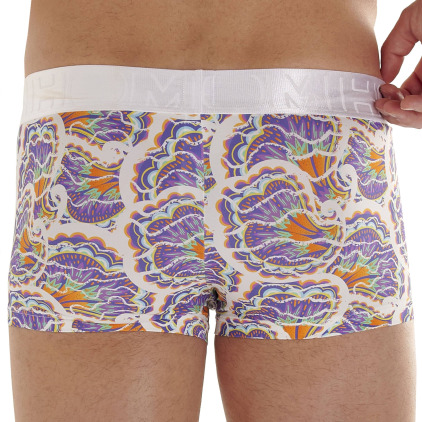 Boxer Funky Styles Violet - Blanc HOM