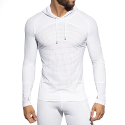 Sweat-Shirt à Capuche Vertex Blanc ES Collection