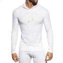 Sweat-Shirt à Capuche Vertex Blanc ES Collection