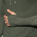 Sweat-Shirt à Capuche Vertex Kaki ES Collection