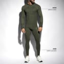 Sweat-Shirt à Capuche Vertex Kaki ES Collection