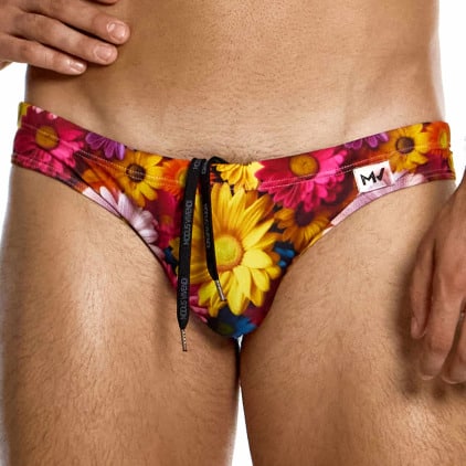 Slip de Bain Super Low Rise Daisies Multicolore Modus Vivendi