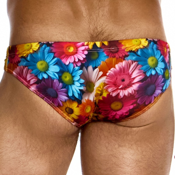 Modus Vivendi Daisies Super Low Rise Briefs - Multicolored