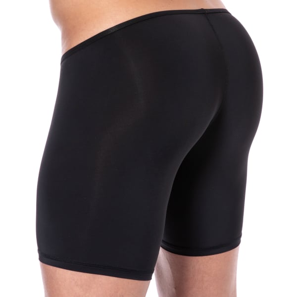 SKU Microfiber Long Boxer Briefs - Black