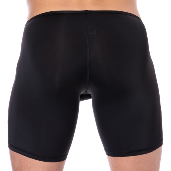 SKU Microfiber Long Boxer Briefs - Black