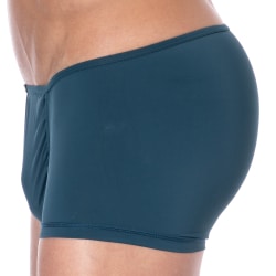 Boxer Court Microfibre Bleu Canard SKU