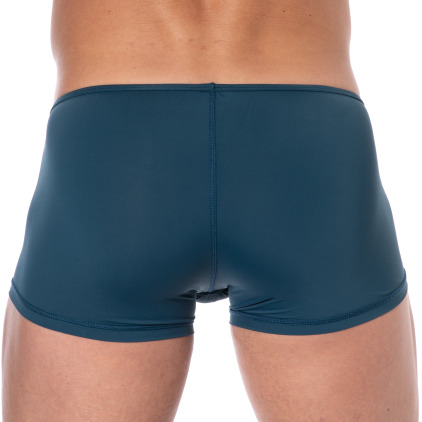 Boxer Court Microfibre Bleu Canard SKU