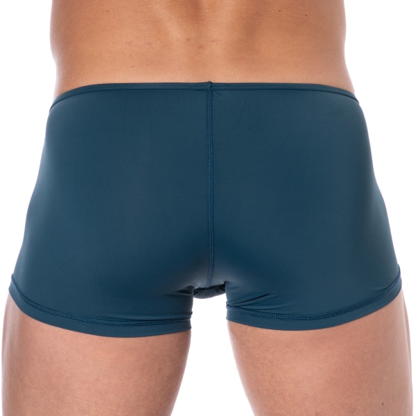 Boxer Court Microfibre Bleu Canard SKU