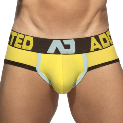 Addicted Naked Feeling Push Up Briefs - Yellow