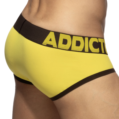 Addicted Naked Feeling Push Up Briefs - Yellow