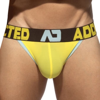 Slip Tanga Naked Feeling Push Up Jaune Addicted