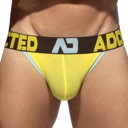 Slip Tanga Naked Feeling Push Up Jaune Addicted