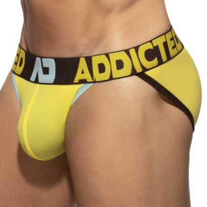 Slip Tanga Naked Feeling Push Up Jaune Addicted