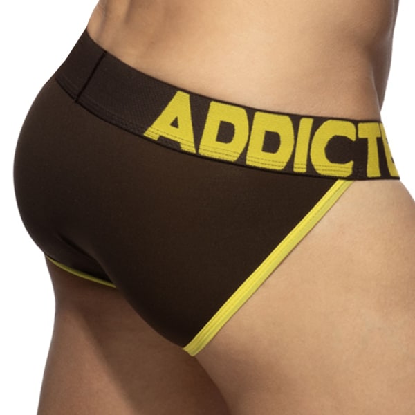 Slip Tanga Naked Feeling Push Up Marron Addicted