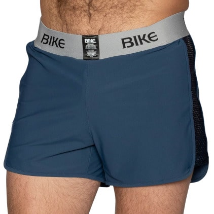 Short Jock Peek A Boo Bleu Marine Bike