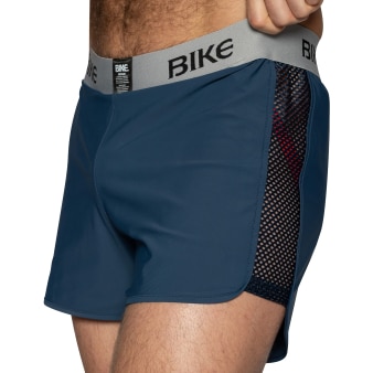 Short Jock Peek A Boo Bleu Marine Bike