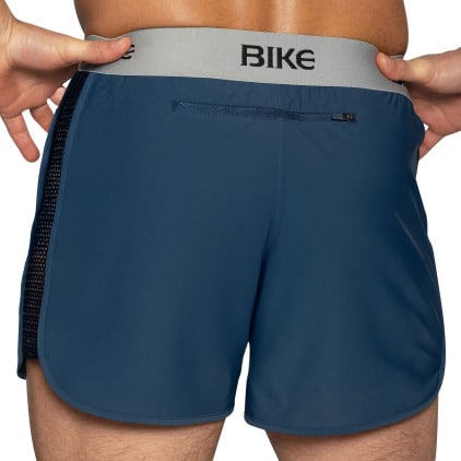 Short Jock Peek A Boo Bleu Marine Bike