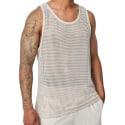 Débardeur Mesh Coton Beige Frilivin