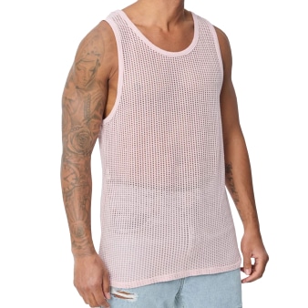 Débardeur Mesh Coton Rose Frilivin