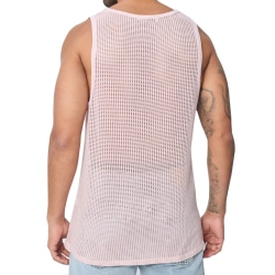 Débardeur Mesh Coton Rose Frilivin
