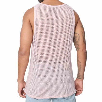 Débardeur Mesh Coton Rose Frilivin