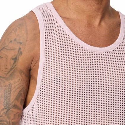 Débardeur Mesh Coton Rose Frilivin