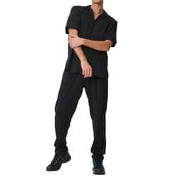 Frilivin Shirt and Pants Set - Black