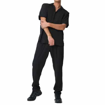 Ensemble Chemisette - Pantalon - Noir Frilivin